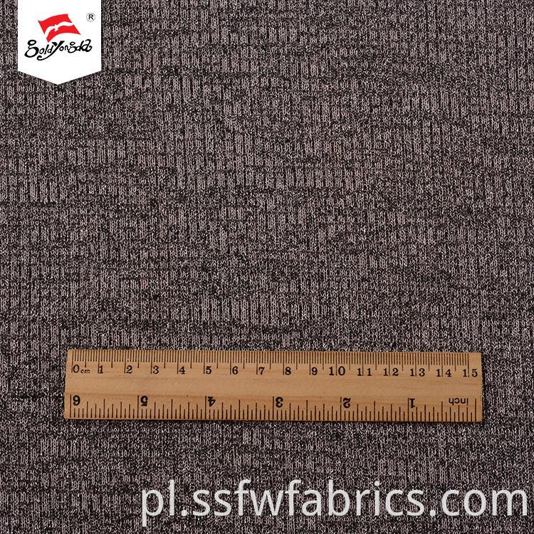 Comfortable Metallic Knitted Fabric